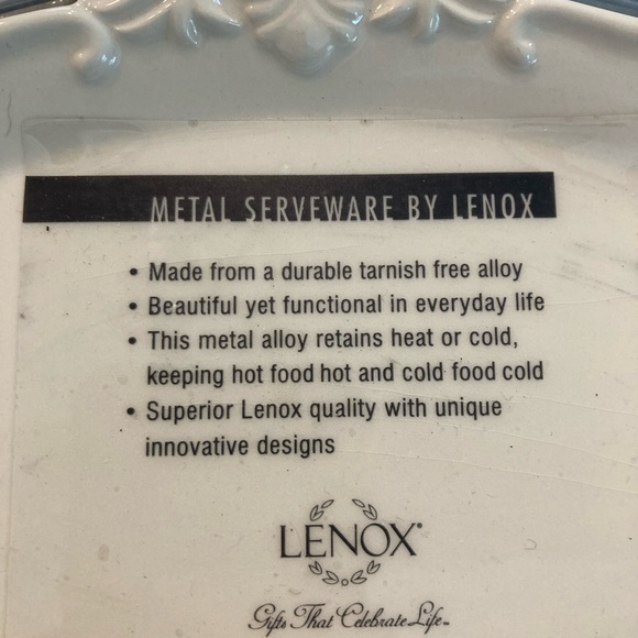 Set of 3 Metal Serveware by Lennox with Rooster Design - Picture 7 of 7